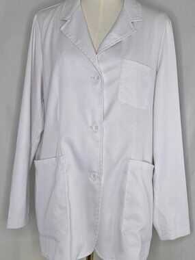 Healing Hands The White Coat Minimalist Women’s Lab Coat White